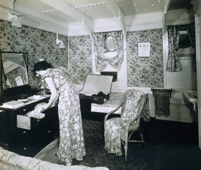 View of a Cabin Aboard the 